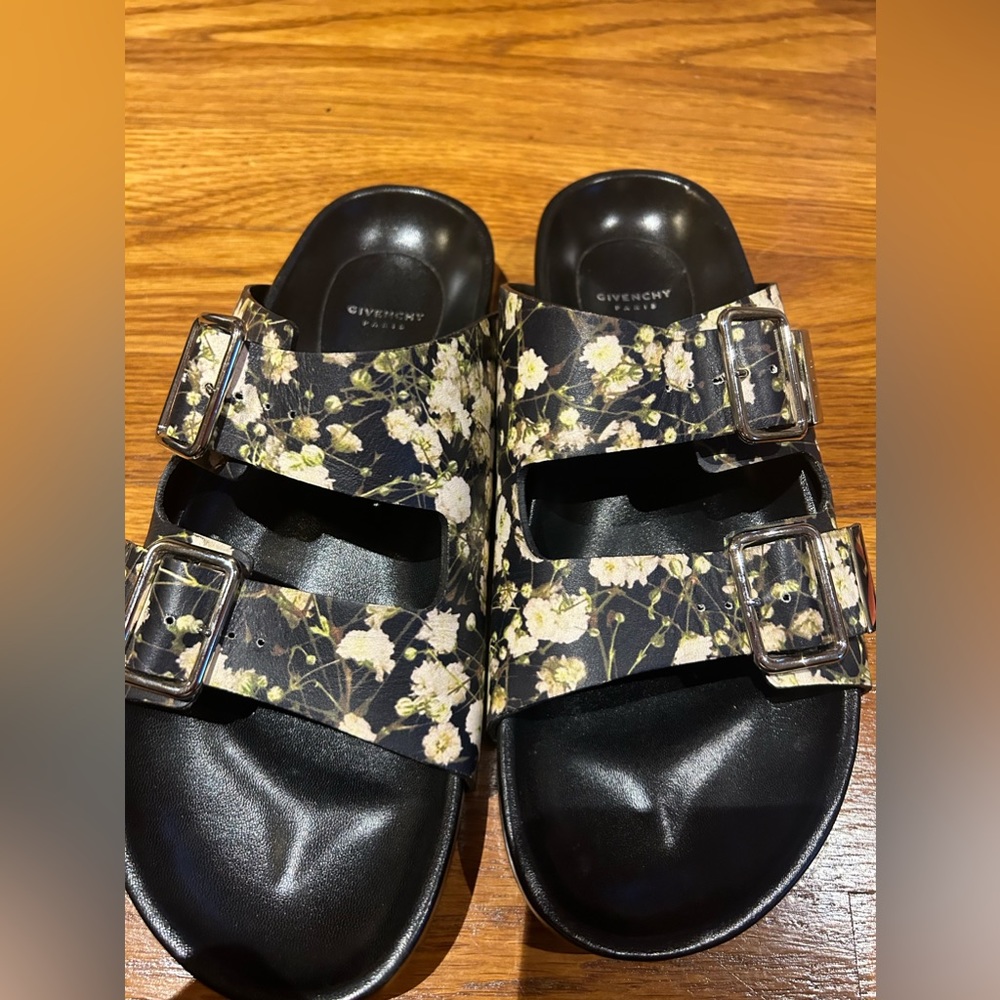 Givenchy Paris Floral Birkenstock Sandals!! LIKE NEW!! Retails for $750